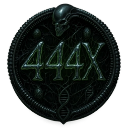 444X logo